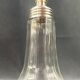 Glass and silver metal sugar shaker