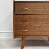 Compass foot chest of drawers