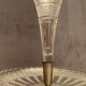 Centerpiece cup enhanced vase cornet crystal Val Saint Lambert late nineteenth