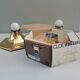 Pair of Italian wall lamps Fosnova - "Cloe"