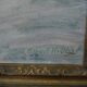 Albert krüger (1885-1965), scandinavian painting, 1930s , framed