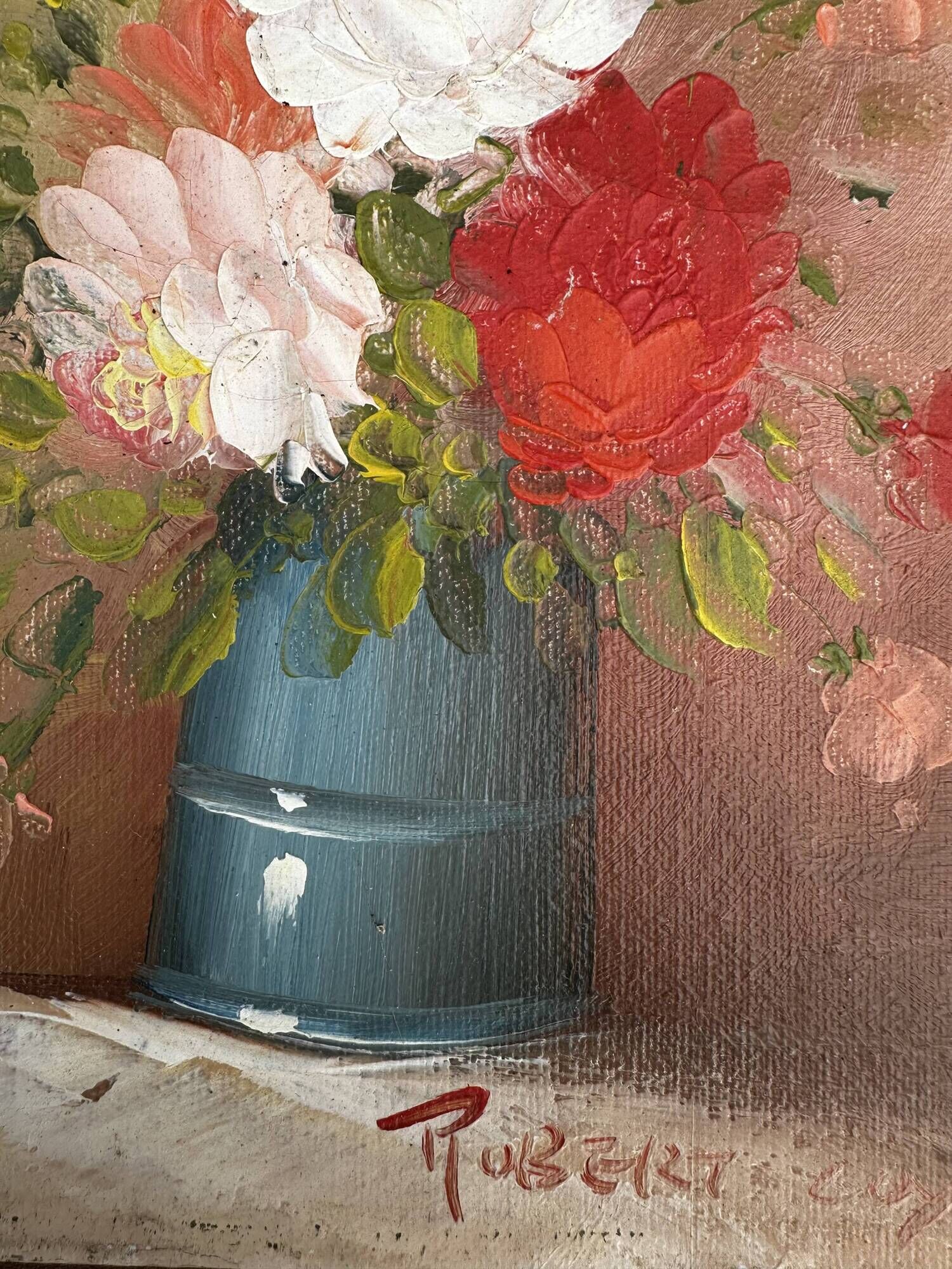 Robert Cox (1934 - 2001) - Still Life Painting Bouquet of Flowers