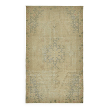Turkish Vintage Anatolian Rug 136 cm x 227 cm