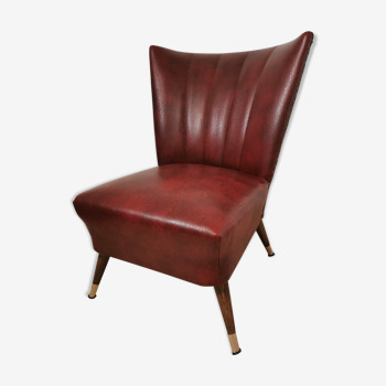 Fauteuil cocktail cuir