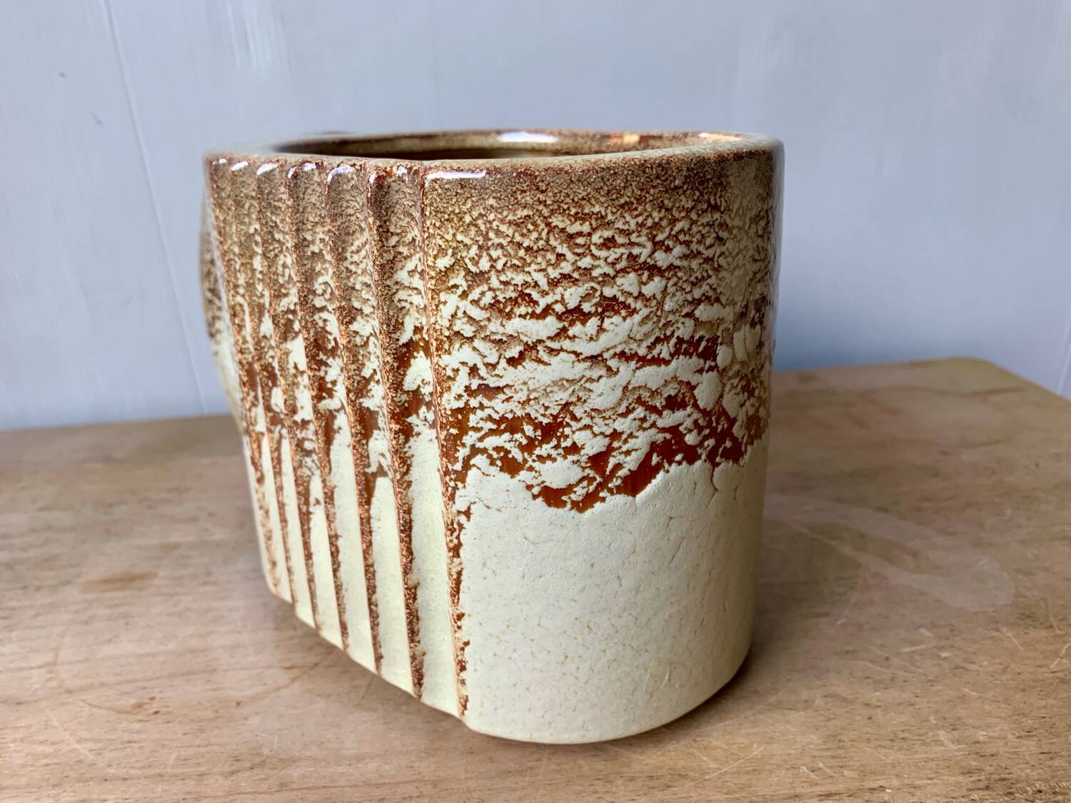 Modernist vase Roberto Rigon for Bertoncello 1970