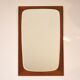 Stamped Danish mirror beveled 70 x 38 cm