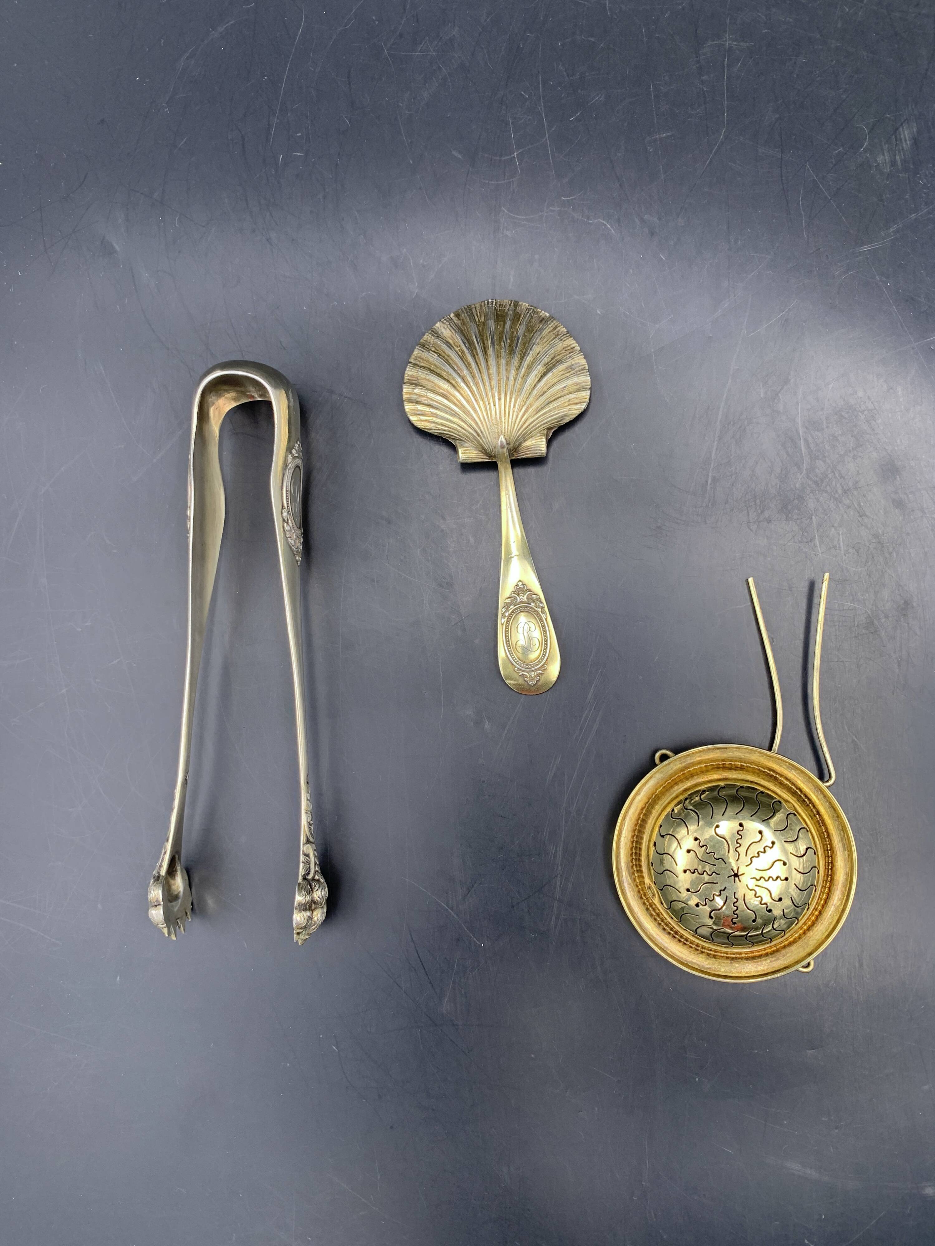 Napoleon III 19th Century Silver Vermeil Tea Set