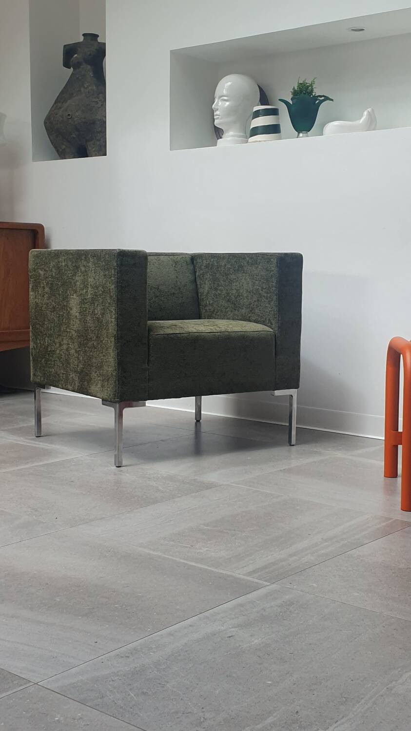 Fauteuil italien velours