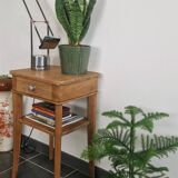 1940s oak side table