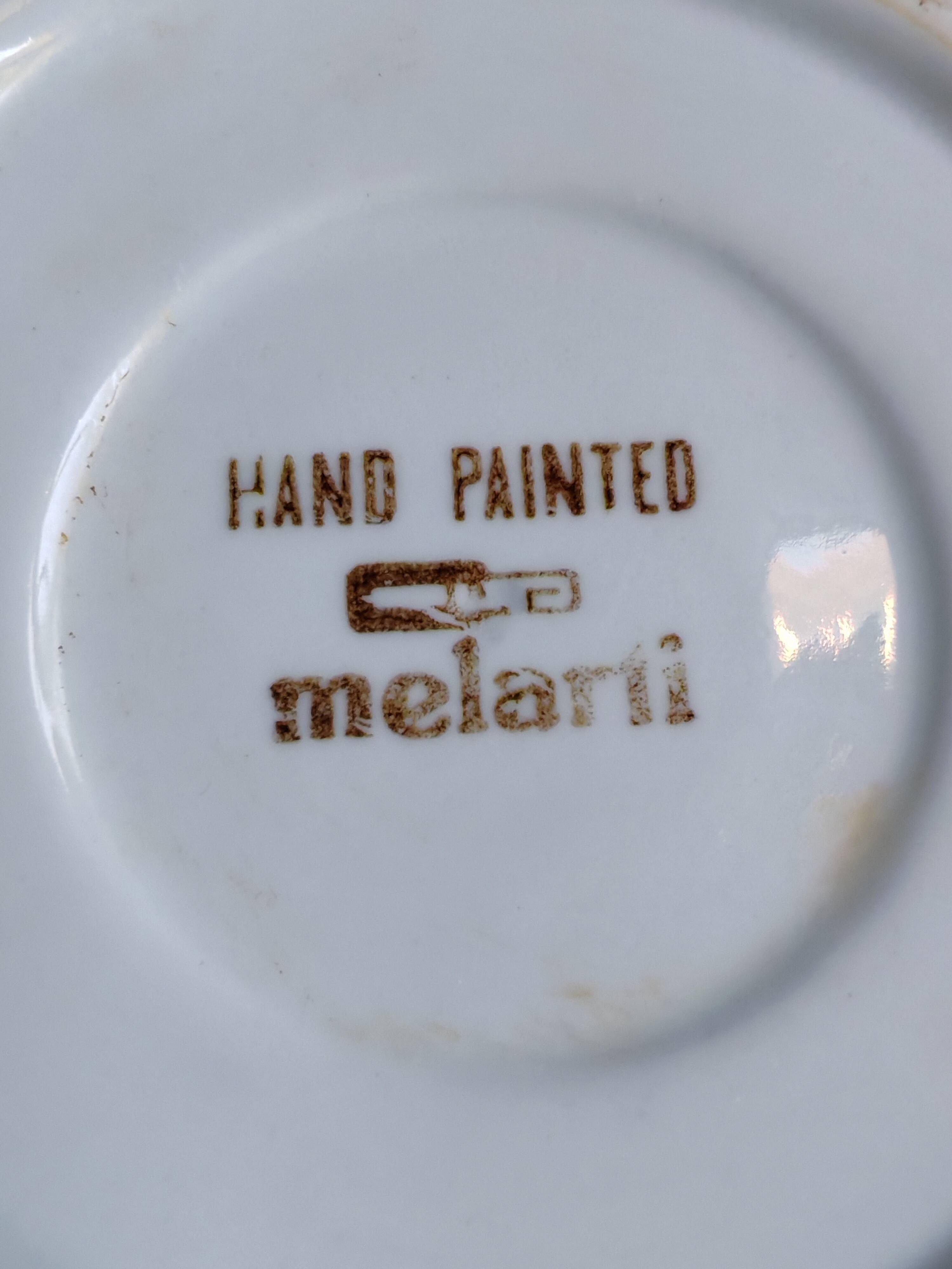 Mélarti Porcelain Vase with Lid - Hand-Painted Covered Pot