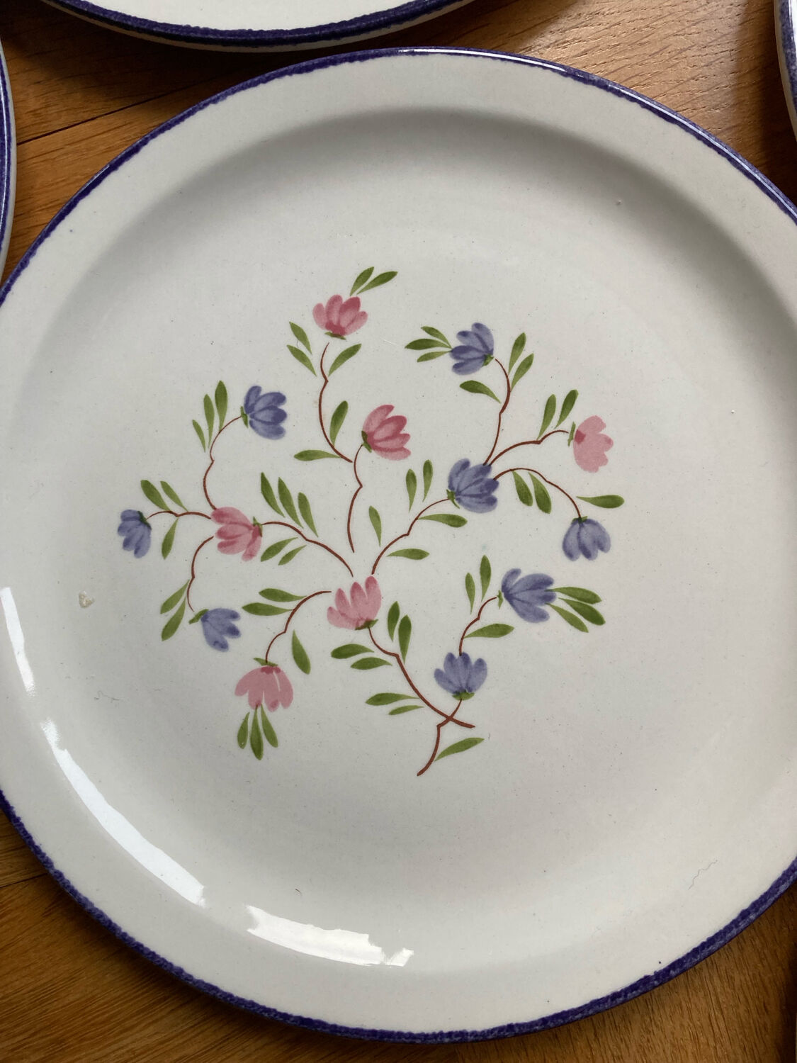 Dessert plates flowers mill of wolves MDL