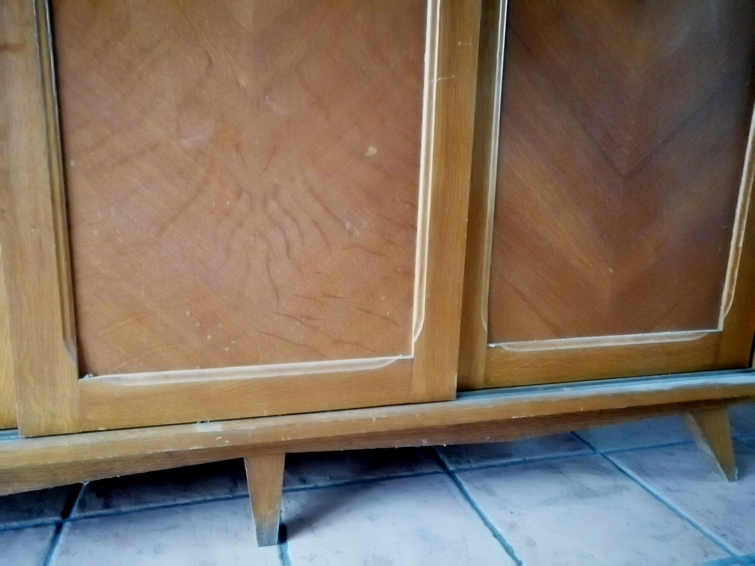 50s wardrobe - sliding doors