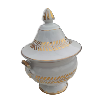 White earthenware tureen Emile Tessier