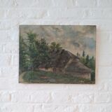 Oil on canvas landscape