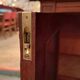 Mahogany notary desk with flaps