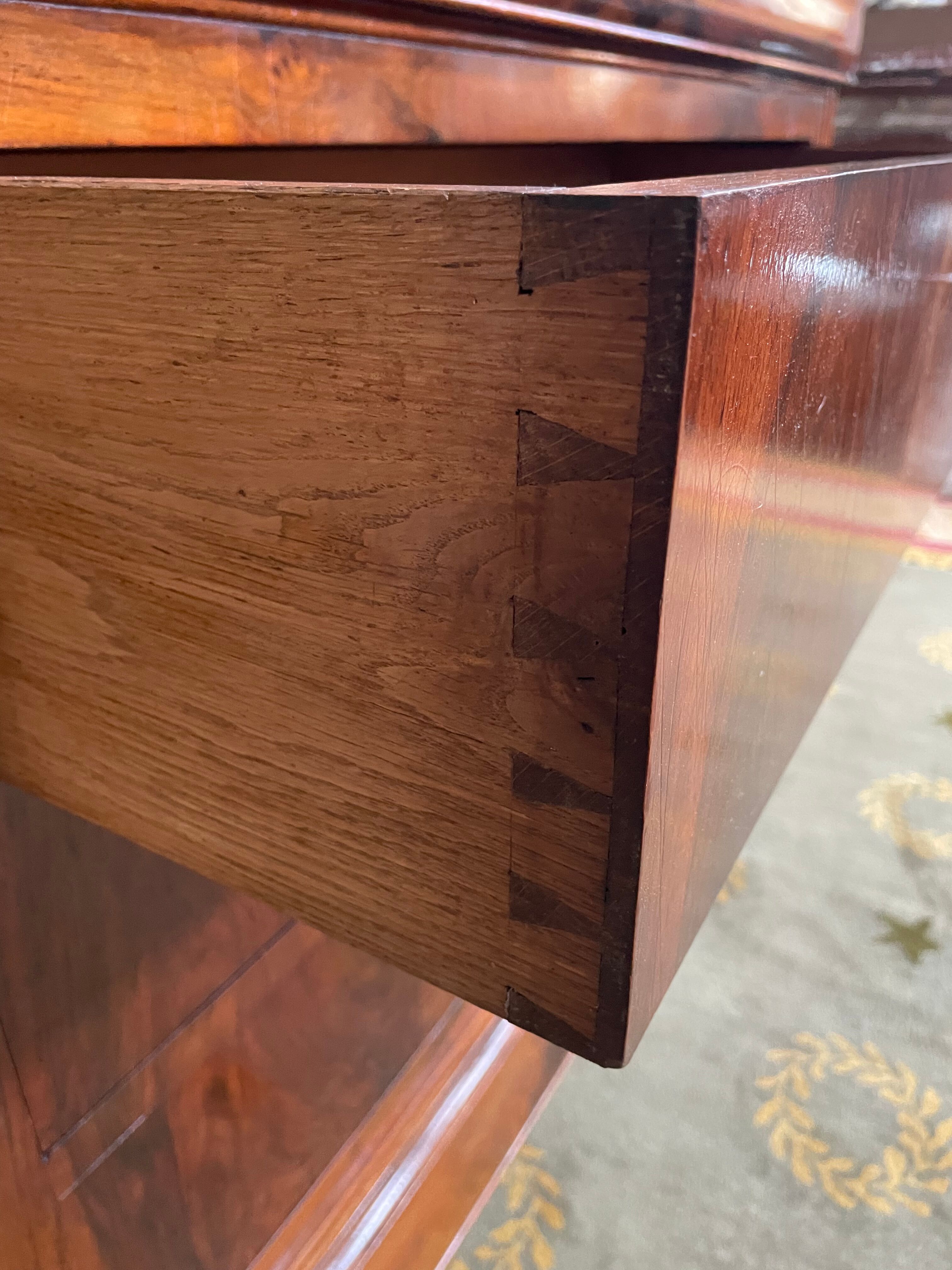 Louis Philippe period chest of drawers restored