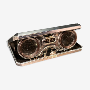 Pair of Folding opera glass binoculars