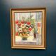 Original Danish Oil on Panel – “Flower Still Life” by Gerda Tougaard