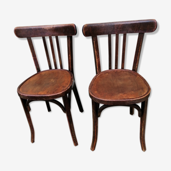 Duo de chaises bistrot