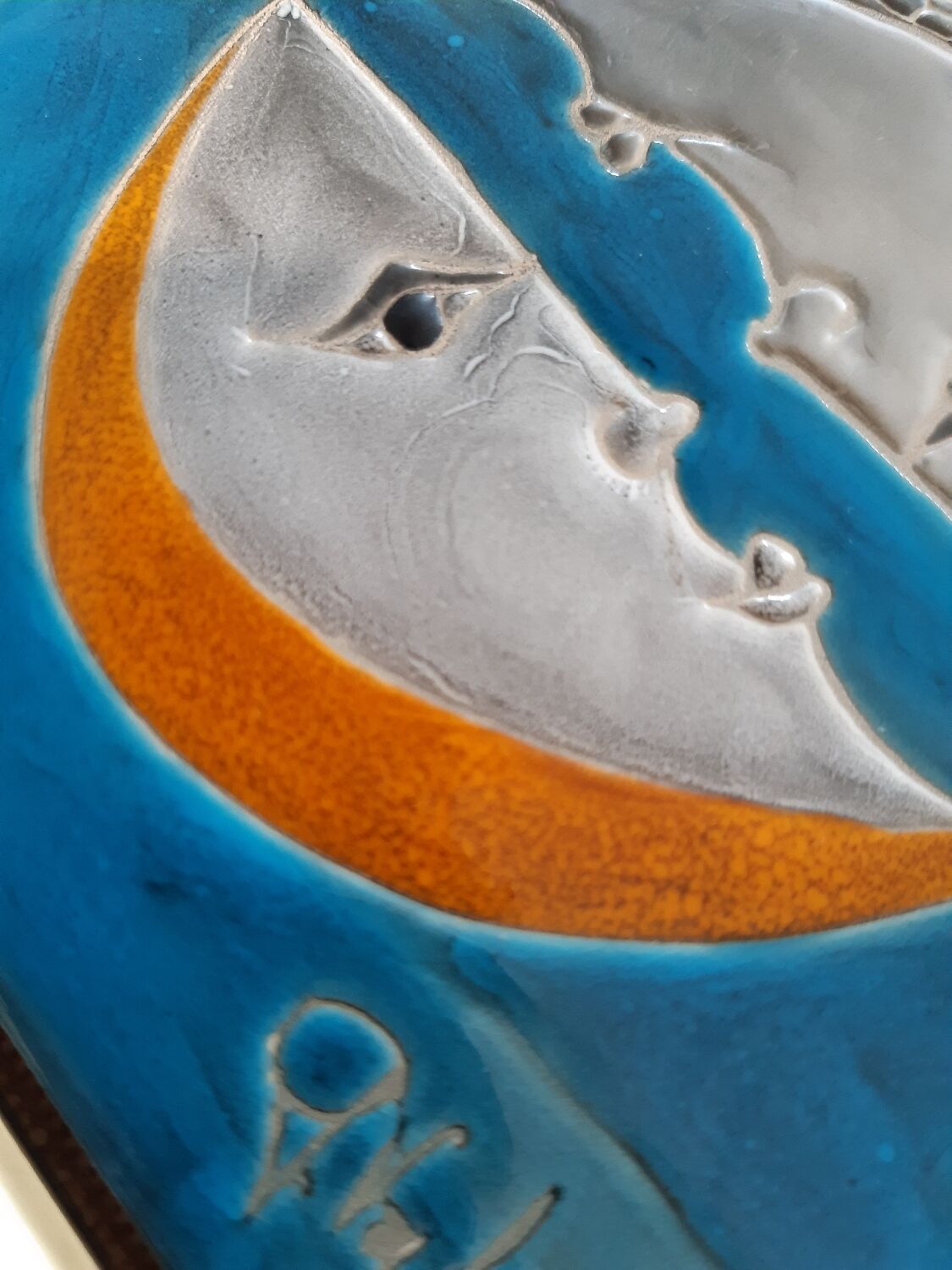 Ceramic painting Gilbert Valentin