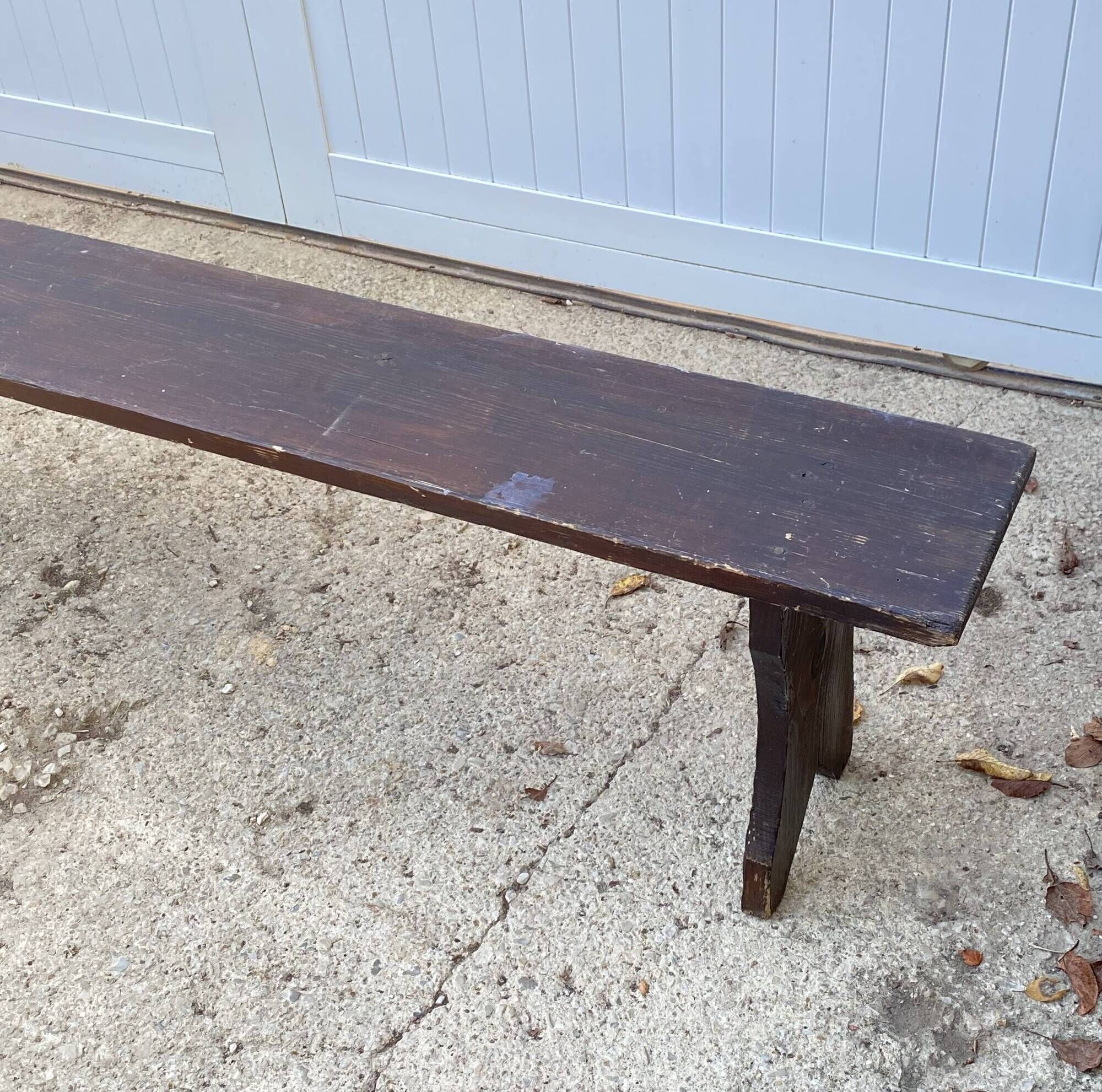300cm solid wood farm bench for rustic farmhouse table 1950