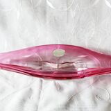 Coupe Val Saint Lambert VSL rose Belgique vide poche