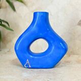 Majorelle Blue artisanal vase