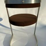 1970 stainless steel chair chrome style treck