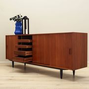 Enfilade en teck, design danois, années 1970, production : Danemark