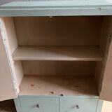 Patinated medicine cabinet