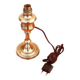 Antique gilt bronze lamp base