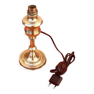 Antique gilt bronze lamp base