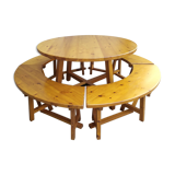 Mountain table and bench