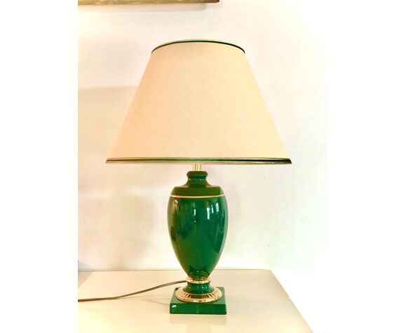 Lampe année 70 céramique signature Louis Drimmer | Selency