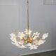 Vintage Italian Murano Glass Flower Chandelier
