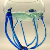 Blown crystal jellyfish bowl, creation by Vessiere at Baccarat.