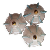 Vintage glass portable lamp or pendant lamp