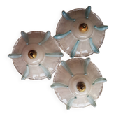 Vintage glass portable lamp or pendant lamp