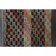 1970s Turkish Oushak Handmade Wool Cotton Brown Kilim Runner 81x172