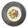 Bassano pewter and porcelain decorative plate