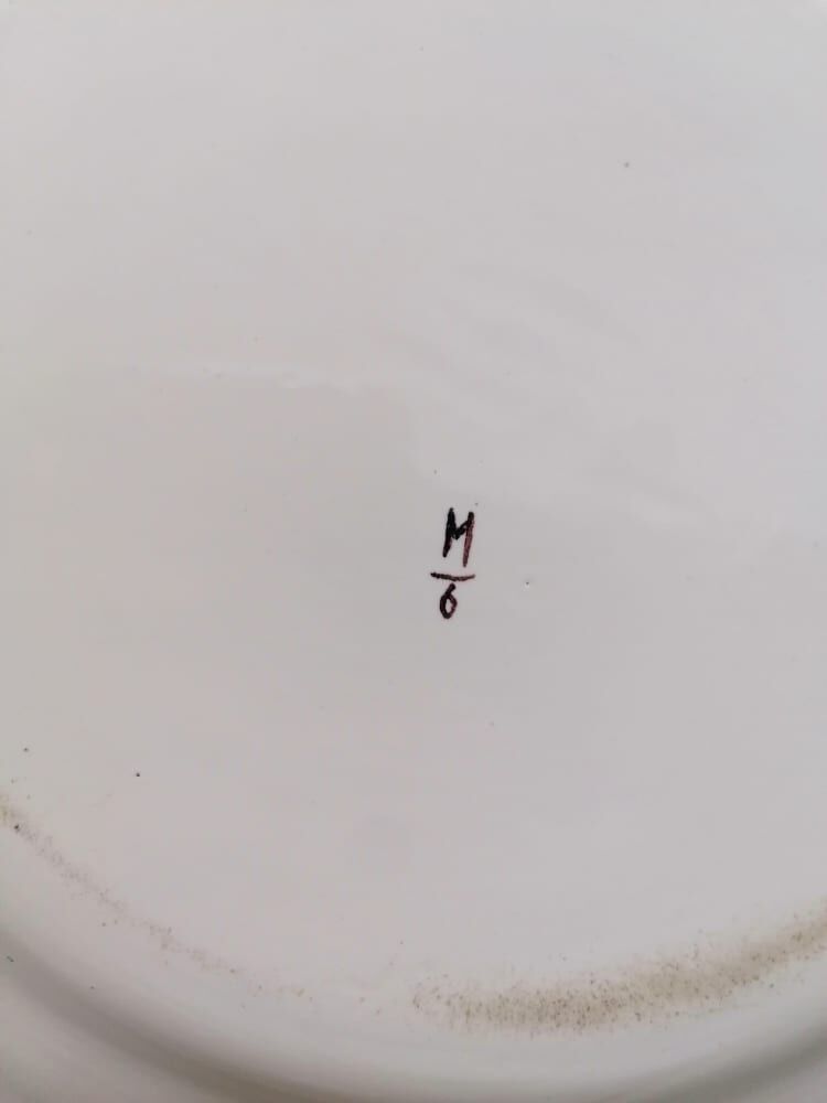 Plate in Nevers earthenware