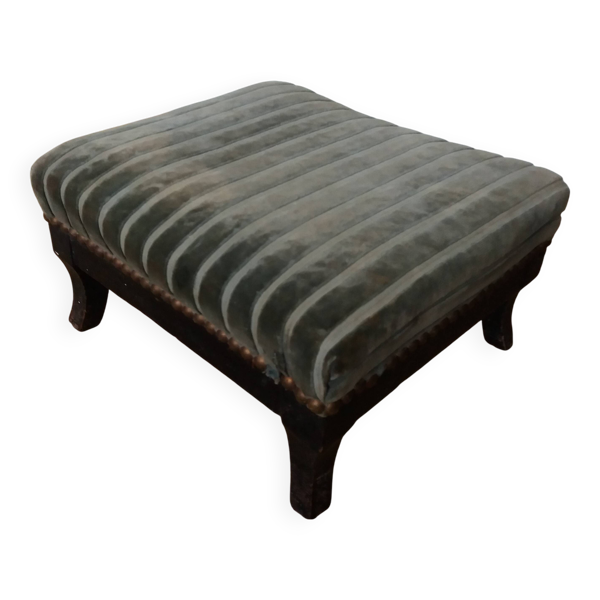 Repose pied bois et velours