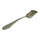 Sugar spoon, Art Nouveau / Art Deco, brass, Poland, 1920s.