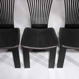 Chaises de salle à manger postmodernes de Pietro Costantini, Italie, années 1980,
