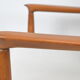 Fauteuil vintage GFM-64 de E.Homa, années 60, velours argenté gris