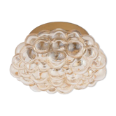 Helena Tynell for Glashutte Limburg amber bubble flush mount