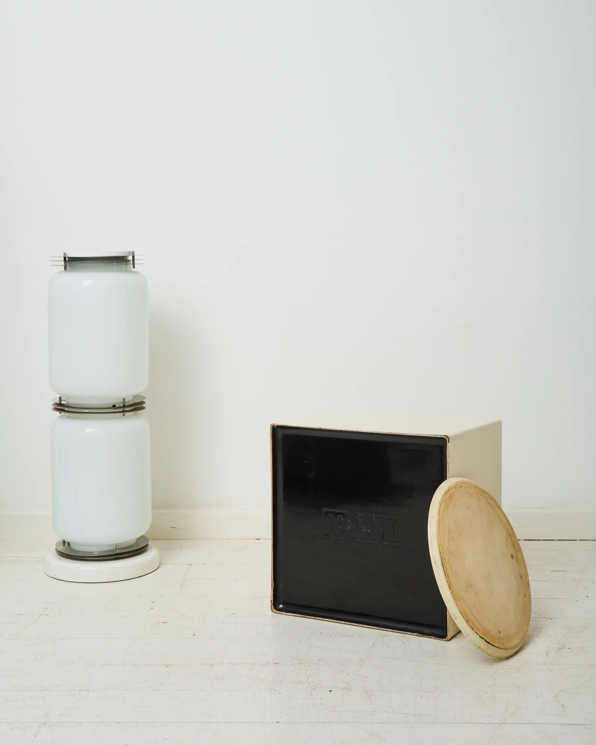 Cube pouf "Roma", Luigi Pellegrini, MIM, 1970s