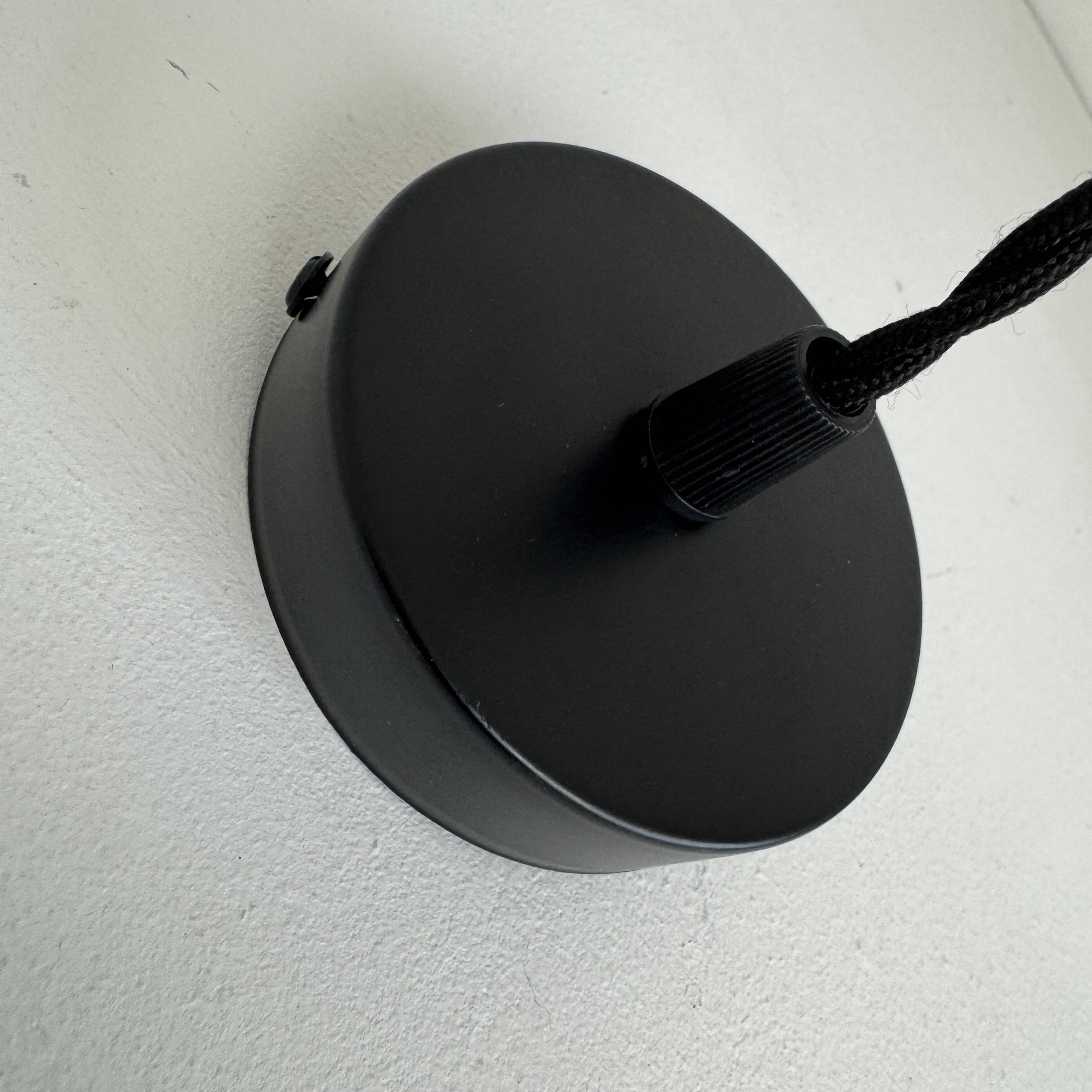 VINTAGE SCANDINAVIAN OPALINE SUSPENSION LIGHT