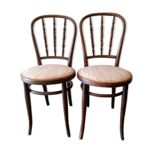 Paire de chaises en bois - thonet