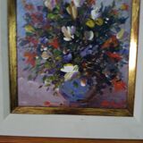 Painting bouquet of flowers